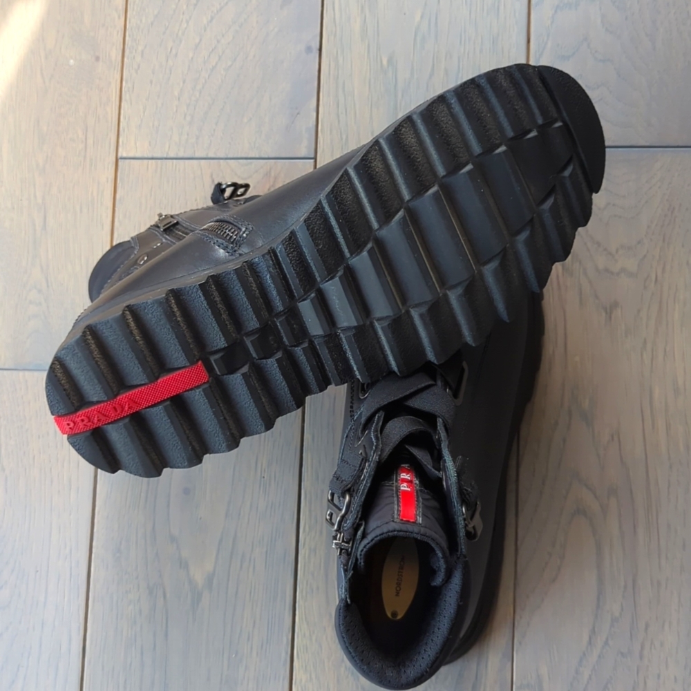 Prada Men's Black Leather Boots - Picture 5 of 5